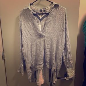 Free people over sized shirt